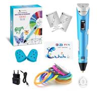 FANDYM Bolígrafo 3D y sistema de creatividad tridimensional para extrusión + 30 M de filamentos PLA - Instrucciones en italiano e inglés - Bolígrafo 3D profesional, cosas útiles.