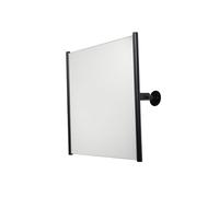 Faneco Med espejo 60x60 cm cuadrada negro S25LUSWCR