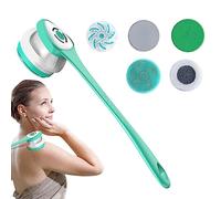 fanelod Cepillo de ducha eléctrico - Depurador de limpieza corporal | Cepillo de limpieza corporal facial recargable portátil para niñas Mujeres Masaje de limpieza facial y corporal