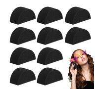 fanelod Esponjas de pintura facial, 10 esponjas semicirculares para pintura corporal, esponja de pintura de artista, esponjas de manualidades de alta densidad, accesorios de maquillaje para niños