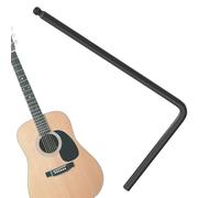 fanelod Llave para alma de guitarra acústica, alma para mástil de guitarra | Herramienta de ajuste de mástil de guitarra extendida negra,Herramienta de ajuste de cuello hexagonal extendida para el