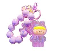 fanelod Llaveros - Bonito llavero de dibujos animados, llaveros acrílicos luminosos, llavero creativo de muñeca de rana, llaveros que brillan en la oscuridad, llaveros para mujeres y niñas, bonito
