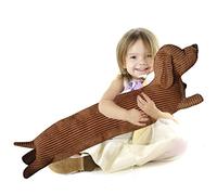 fanelod Peluche para Abrazo Perro Salchicha, Siesta Animales Dibujos Animados Peluche, Abrazo Animales Perro Salchicha, cojín Peluche Duradero