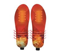 fanelod Plantillas calefactadas, calentador de pies eléctrico de 3300 mAh, plantillas térmicas con control remoto, plantillas eléctricas recargables, calentadores de pies para hombres y mujeres