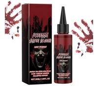 fanelod Sangre falsa - Gotas de sangre falsa de Halloween | Sangre falsa simulada lavable de vampiro goteando sangre para disfraz de Halloween