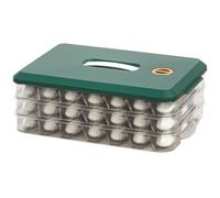 fanelod Stackable Cookie Containers - Reusable Stackable Food Containers - Food Storage Containers with Lid and Handle for Kitchen and Fridge