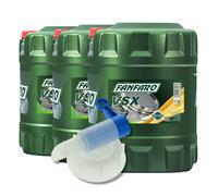 FANFARO 5W-40 VSX Aceite De Motor, MB 229.5, 3x20 Litros + Grifo De Drenaje