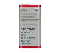 FANFARO Aceite de motor 5W-30 O.E.M. Line ACEA C3 API SN 6719 Longlife 5L Compatible con VW Polo V Hatchback 6R1, 6C1 Golf 7 Hatchback 5G1, BQ1, BE1, BE2 Passat B8 Variant 3G5, CB5, SKODA, BMW