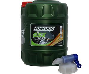 FANFARO GSX 15W-40 API SG/CD Aceite de Motor para Coche (20 L, incluye grifo de salida)