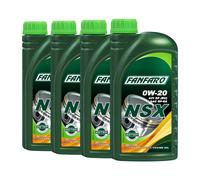 FANFARO NSX SAE 0W-20 Aceite De Motor GM DEXOS1 Gen2, 4x1 Litro