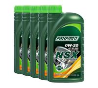 FANFARO Nsx SAE 0W-20 Aceite de Motor GM dexos1 Gen2, 5x1 Litro