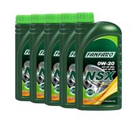 FANFARO NSX SAE 0W-20 Aceite Motor Semisintético GM dexos1 Gen2, 5x1 L