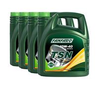 FANFARO Tsn 10W-40 Aceite, Acea A3/B4, Api Sn / CH-4, Jaso MA2, 4x5 Litro