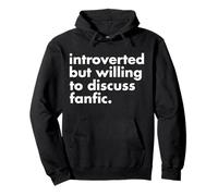 Fanfiction Fan Fiction Divertido Lindo Escritor Historia Fandom Love Sudadera con Capucha