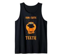 Fang-Tastic Smiles Boo-Tiful Dental Halloween Camiseta sin Mangas