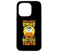 Fang-Tastic Smiles Boo-Tiful Dental Halloween Carcasa para iPhone 15 Pro