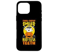 Fang-Tastic Smiles Boo-Tiful Dental Halloween Carcasa para iPhone 16 Pro MAX