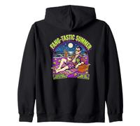 Fang-Tastic Summer Vampire Beach Drácula Vacaciones de Halloween Sudadera con Capucha