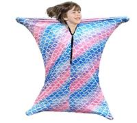 FANGCCC Sensory - Calcetín envolvente para todo el cuerpo, ADHD y autismo, alivia el estrés, hipersensibilidad, ejercicio, presión profunda, dispositivo de terapia de juegos, fuerte (escamas de