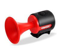 Fangehong Bocina Eléctrica Bicicleta, Timbre de Bicicleta Eléctrico 120dB, Timbre Bici Impermeable IPX4, Timbres Ciclismo para Scooter Bicicleta de Montaña y de Carretera (Rojo)