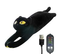 Fangfhai Almohadilla térmica para calambres menstruales, menstrual alimentado por USB, almohadilla térmica para gatos, lindo animal de felpa | para estómago, cuello, hombros, espalda baja