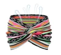 Fangfhai Bandas De Pelo Bohó Para Mujeres - Diademas Anchas con Nudo - Accesorios Para El Cabello Con Estampado Floral Para Bodas Yoga Eventos Exteriores Fitness Running Y Uso Casual