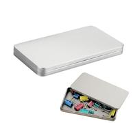 Fangfhai Caja Para Efectivo, Caja Fuerte Metálica Para Guardar Efectivo, Estuche Organizador Con Tapa, Dispensador Rápido Para Pastillas Para Documentos, Depósitos Y Bisutería