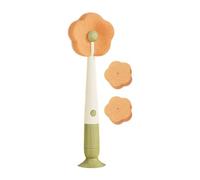 Fangfhai Cepillo Limpiador para Tazas - Cepillos para Botellas De Agua - Esponja Fregona con Forma De Flor para Ranuras Y Sifones De Vino Fregadero Café Viajes