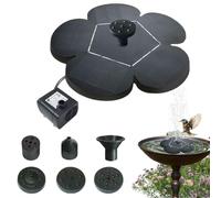 Fangfhai Fuente de agua solar, bomba de fuente de agua solar al aire libre, función silenciosa al aire libre para paisaje, baño de pájaros, terraza, patio, porche, patio, piscina, estanque, decoración