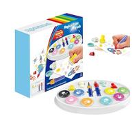 Fangfhai Rotulador de acuarela - Marcadores de pincel de acuarela | Marcadores creativos con sello para enseñar graffiti niños niñas actividades padres e hijos proyectos de arte