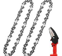 FANGHUIER Mini motosierra de 4 pulgadas, cadena de sierra de 1/4 pulgadas, cadena de motosierra inalámbrica Oregon (motosierras no incluidas