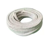FANGHUOTC Cuerda Cuadrada De Fibra Cerámica, Junta De Alta Temperatura para Estufa Caldera Horno Horno Puerta Junta Longitud 10M,Diameter 25 mm