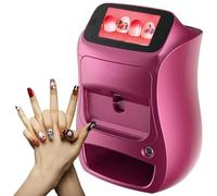 FANGQMM Impresora Inteligente para Uñas: Completa Cualquier Diseño En 25 Segundos, MáQuina Digital AutomáTica para Arte De UñAs A Color, para El Hogar O Salón De Uñas Machine