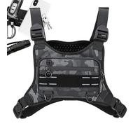 Fangssiy Bolso Pecho Hombre Deportivo,Mochila Pecho Portamóviles para Running - Bolso Impermeable Ajustable Portátil para Teléfono para Correr Ciclismo Viaje Senderismo Trabajo