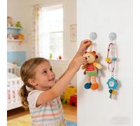 Fangssiy Ganchos Adhesivos para Techo - 100 Piezas Colgadores Transparentes para Techo - Ganchos sin Taladro,para Baño, Hogar, Entrada, Oficina, Cocina, Sala de Estar, Ducha, Repisa,