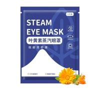 Fangssiy Parche Ocular Caliente | de Viaje para Ojos | Venda Ocular Térmica Bloquealuz para Dormir Relajación Cuidado Durante Viajes y Vuelos