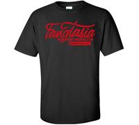 Fangtasia Bar & Night Club Blood Vampire True Mens Camiseta Unisex Graphic Black Tee Shirt, Negro , XL
