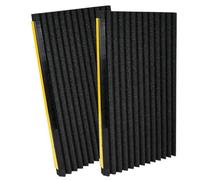 Fangxuee 2 Paneles Aislantes de Espuma para Aire Acondicionado de Ventana, Kit de Panel Aislante Lateral de CA, 43 cm de Alto X 23 cm de X 2 cm de Grosor.