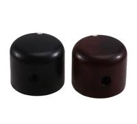 Fangxuee 2 Piezas Guitarras Eléctricas de Madera con Volumen y Tono, Perilla de Madera, Palisandro Ébano con Perilla de Punta y Tapa de Potenciómetro.