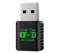 Fangxuee Adaptador USB WiFi 6 AX900 Bluetooth 5.4 WiFi Tarjeta de Red Inalámbrica 2.4G y 5GHz Receptor de Señal WLAN Estilo 2