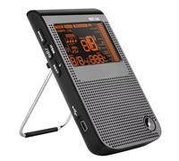 Fangxuee Afinador Metrónomo -248, Generador de Tonos, Afinador Metrónomo, Afinador Digital, Pinza para Guitarra con Pantalla LED.
