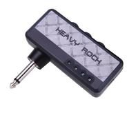 Fangxuee Amplificador de Auriculares para Guitarra Eléctrica, Efecto de Distorsión de Rock Clásico, Recargable, Gris.