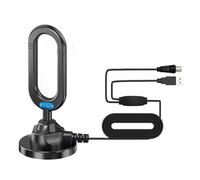 Fangxuee Antena de TV Digital HD DTMB de Alto Alcance para Interiores y Exteriores, Impermeable, con Interfaz para Receptor de Vídeo.