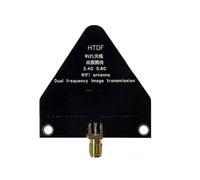 Fangxuee Antena de Vigilancia WiFi de Banda Dual 2.4G/5.8G, Ganancia 6-7dB, 50 Ω, Potencia 20W