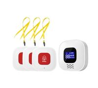 Fangxuee Botón de Llamada SOS Inteligente Tuya WiFi para Personas Mayores. de Alerta de Emergencia SOS para Pacientes Mayores en Residencias de Ancianos.