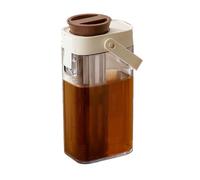 Fangxuee Cafetera de Café Frío de 1000 Ml con Asa y Filtro de 350 para Uso Doméstico, Exterior y Camping. Cafetera de Café Frío Molido A Mano.