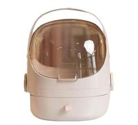 Fangxuee Caja de Almacenamiento de Cosméticos de Gran Capacidad, Resistente Al Polvo, Organizador de Maquillaje de Escritorio para Baño con Cajones para Productos de Cuidado de la Piel.