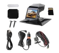 Fangxuee Cámara de Salpicadero HD 1080P para Coche, Grabadora de Vídeo de Conducción con Consola Central, DVR, Monitor de Aparcamiento y Tarjeta de 32 GB.