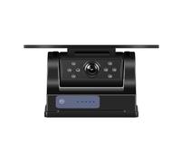 Fangxuee Cámara de Visión Trasera Inalámbrica WiFi HD con Panel Solar y Enganche Magnético para Autobús, Furgoneta, Camión, Autocaravana o Coche, Resistente Al Agua IP67.