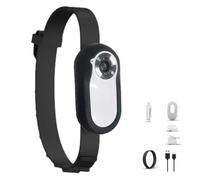 Fangxuee Cámara Deportiva para Gatos con Cámara HD 1080P, Sin Necesidad de WiFi, con Pulgar Magnético, para Viajes, Antivibración, Minicámara para Perros.